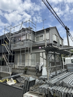 屋根カバー工事及び外壁塗装工事(船橋市)